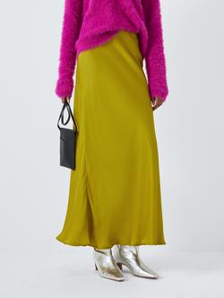 Velvet by Graham & Spencer Cadence Satin Maxi Skirt, Sundial, Sundial