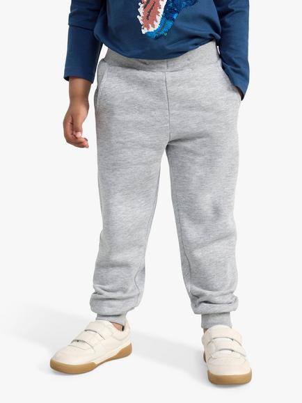 Lindex Kids' Soft Joggers, Grey, Grey