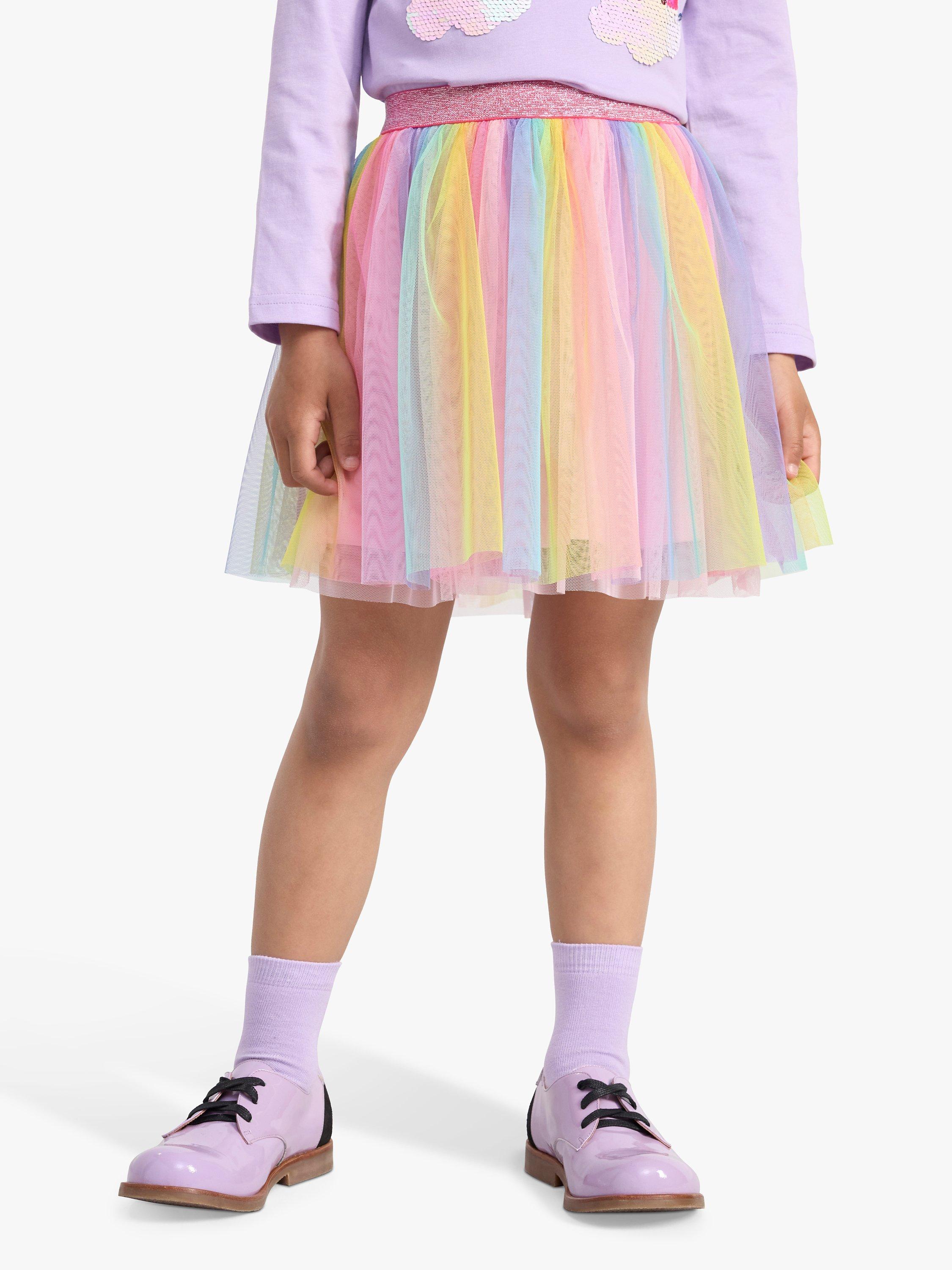 Rainbow skirt child best sale