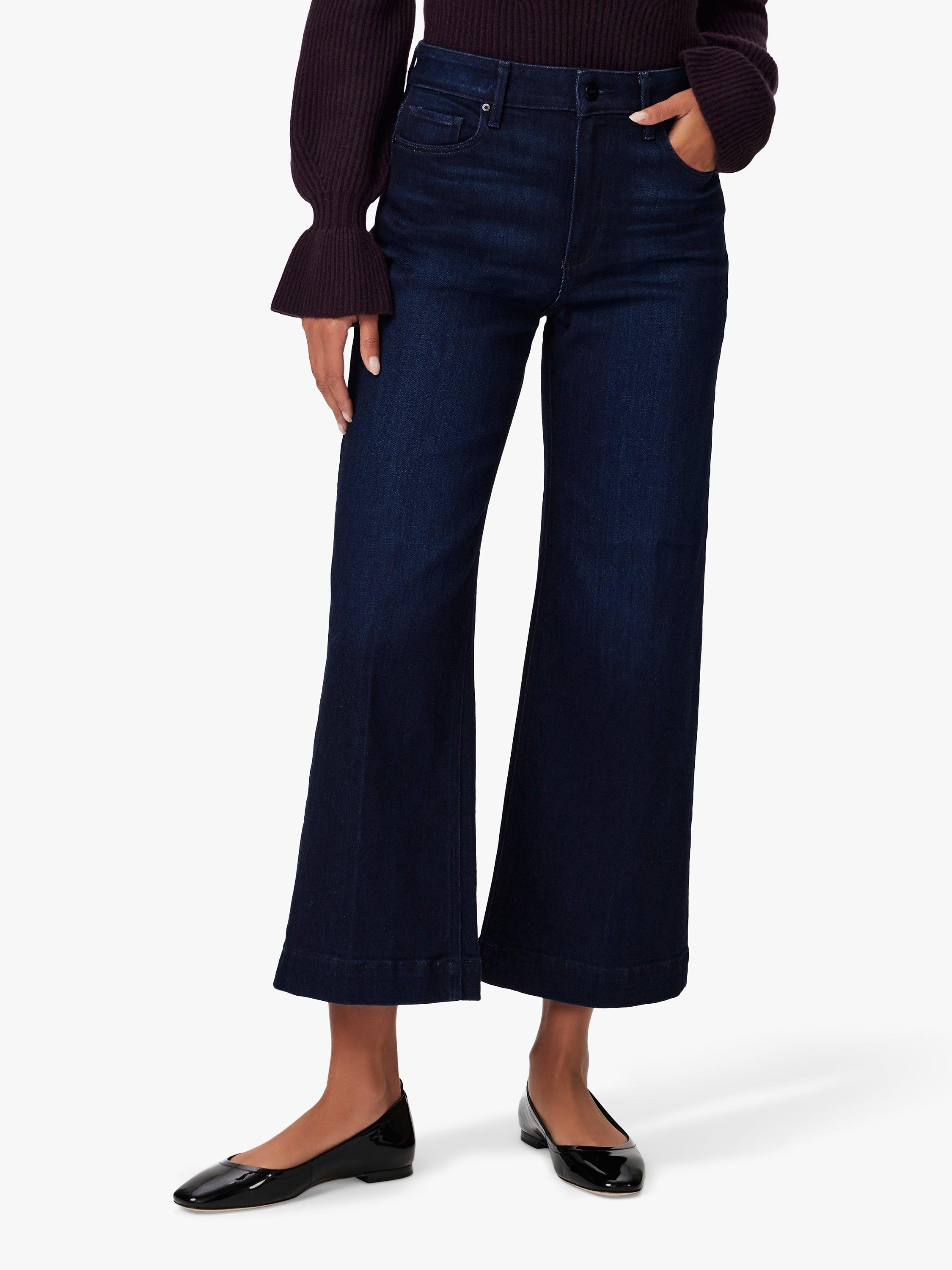 PAIGE Anessa Wide Leg Ankle Jeans