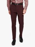 Simon Carter Brushed Cotton Trousers, Wine