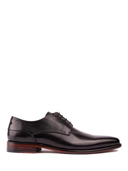 Simon Carter Warren Leather Lace Up Shoes, Black