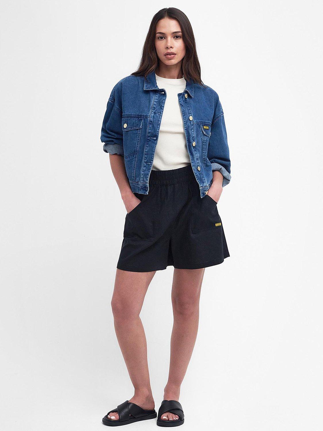 Barbour International  Paeisse Linen Blend Shorts