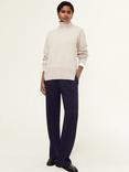 Baukjen Marian Wide Leg Trousers, Classic Navy