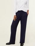 Baukjen Marian Wide Leg Trousers, Classic Navy