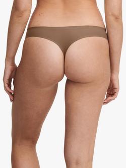 Chantelle Soft Stretch String Knickers - view 2, Cocoa