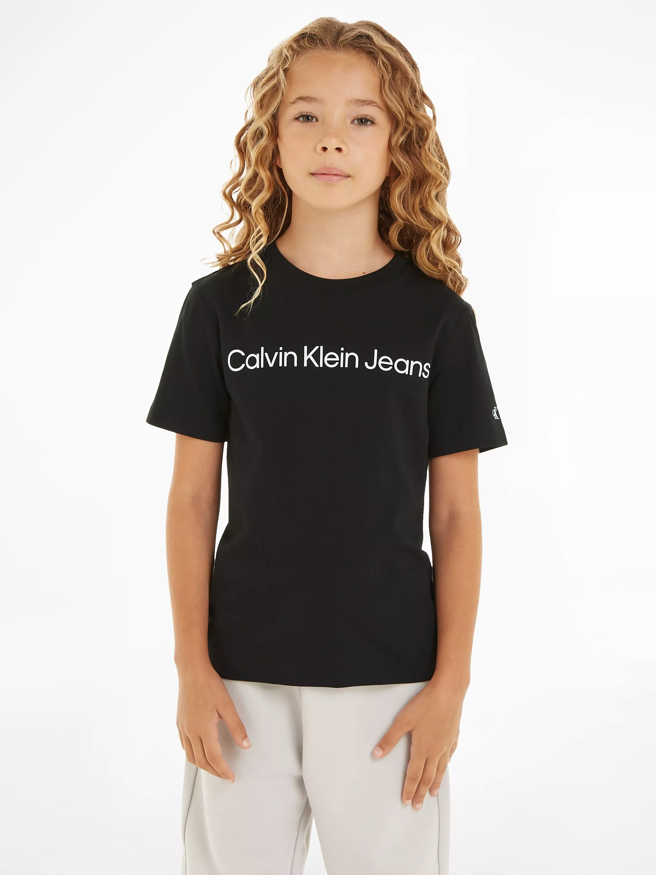 Calvin Klein Kids Cotton Classic Logo Short Sleeve T Shirt