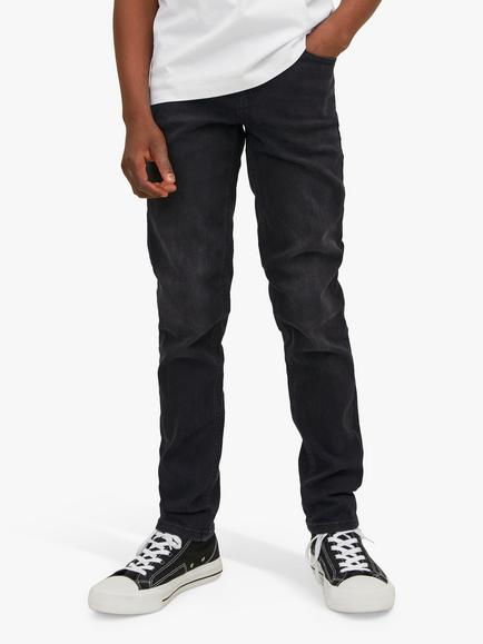 Jack & Jones Kids' Glenn Slim Fit Jeans, Black