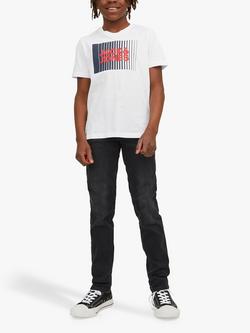 Jack & Jones Kids' Glenn Slim Fit Jeans - view 2, Black