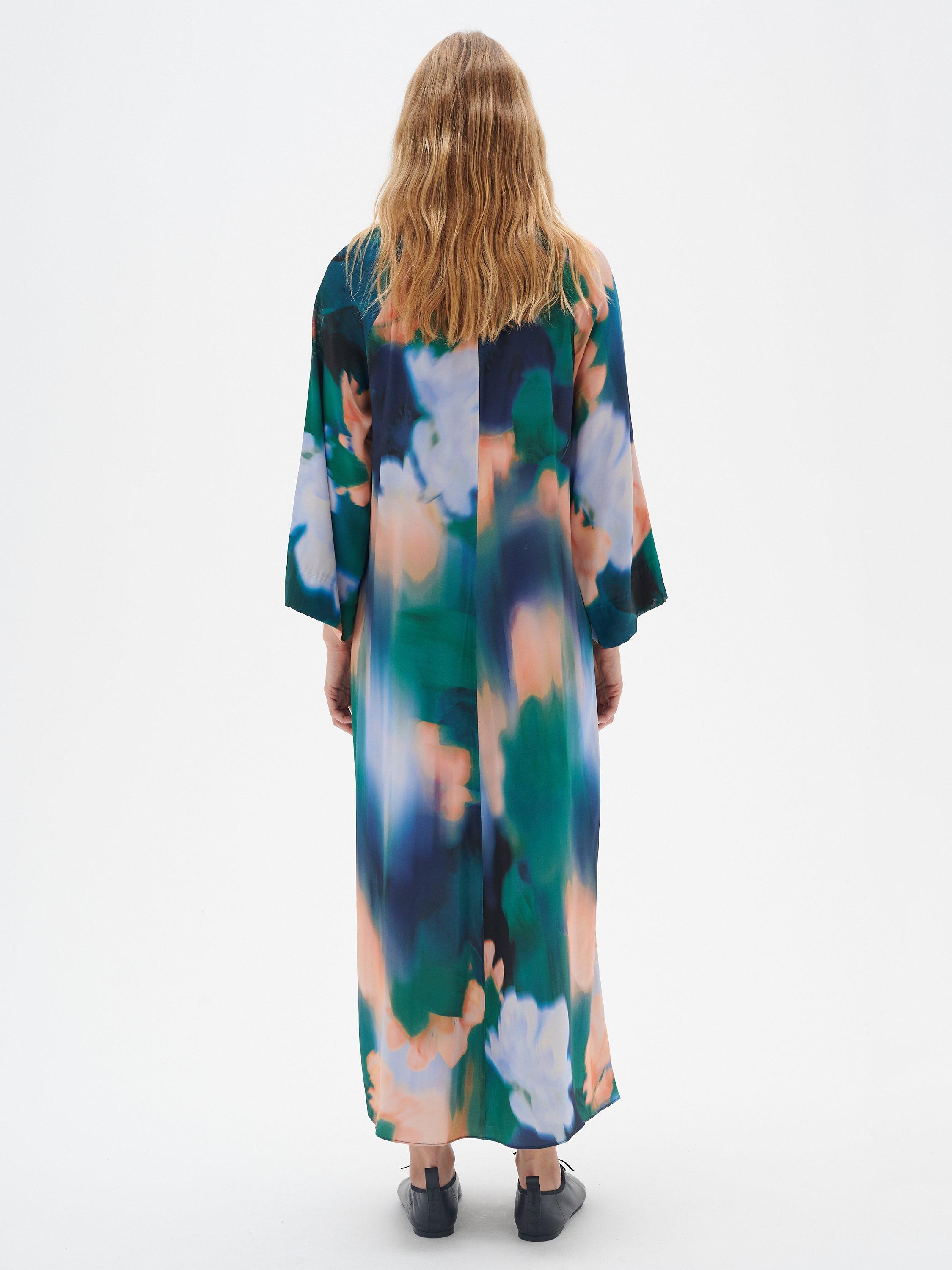 Product image 2 of 6, which shows InWear Cielo Loose Fit Maxi Dress, Blurry Flower, 8