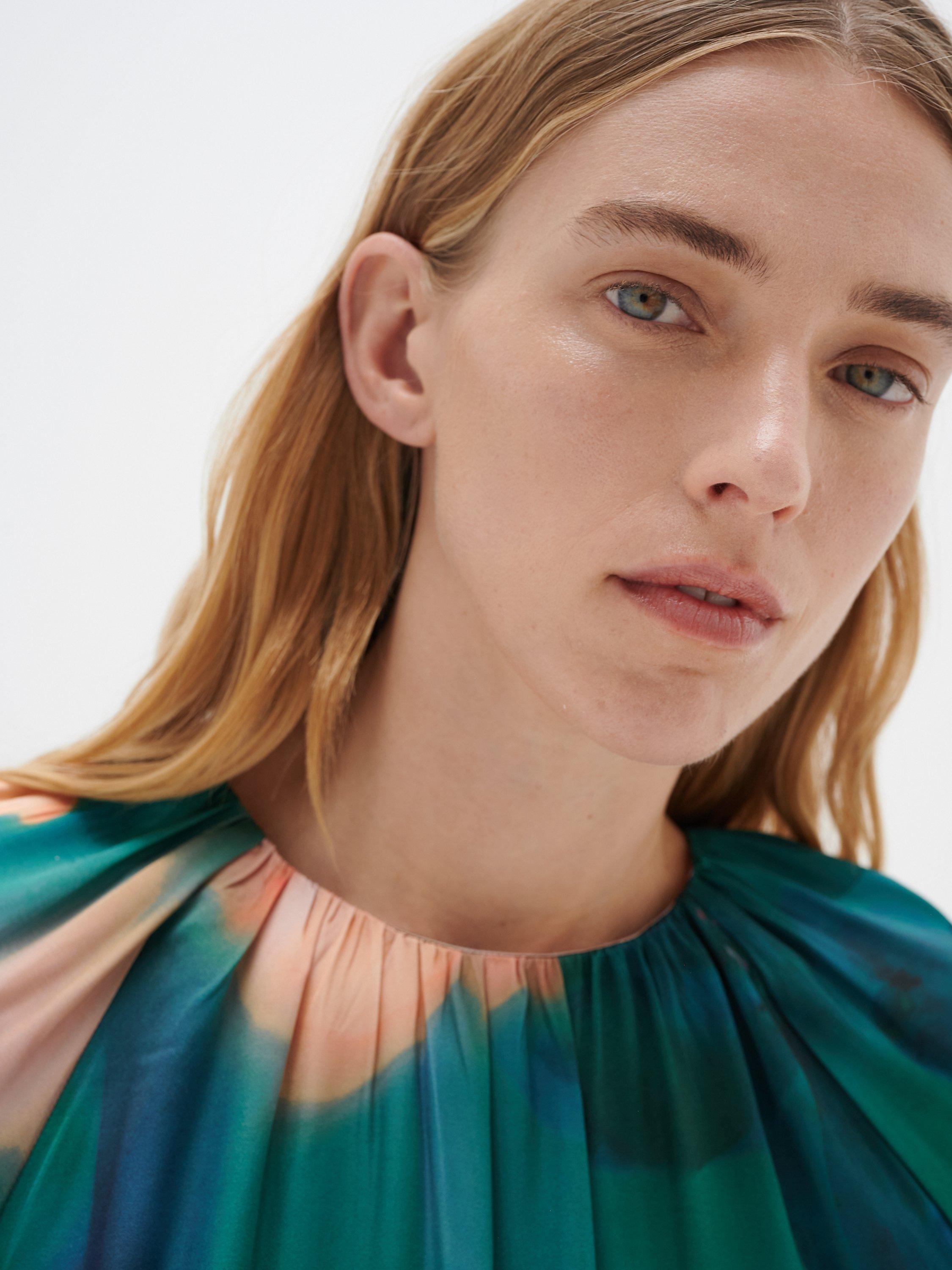 Product image 4 of 6, which shows InWear Cielo Loose Fit Maxi Dress, Blurry Flower, 8