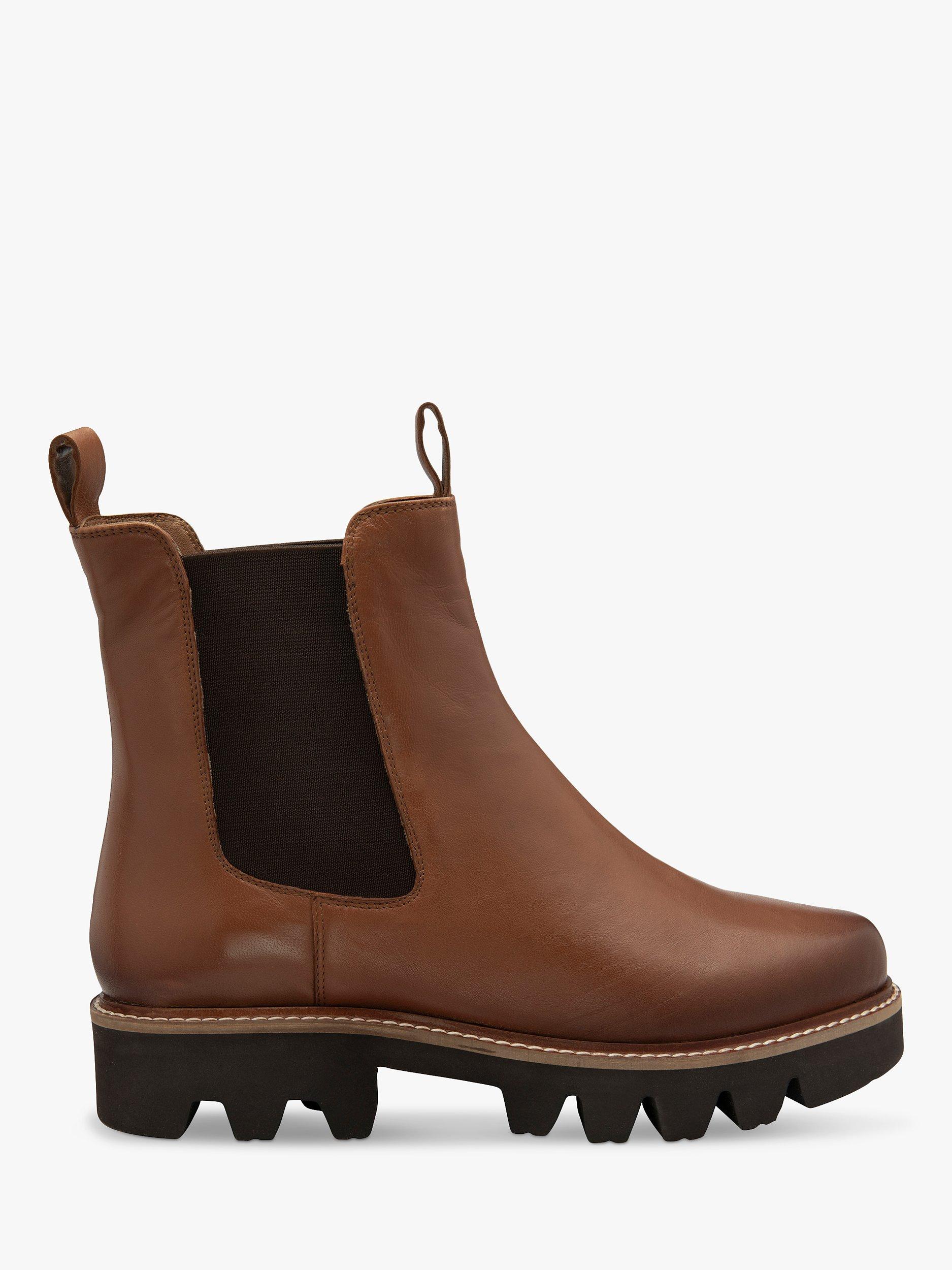 Ravel Women's Abbey Leather Ankle Boots, Tan