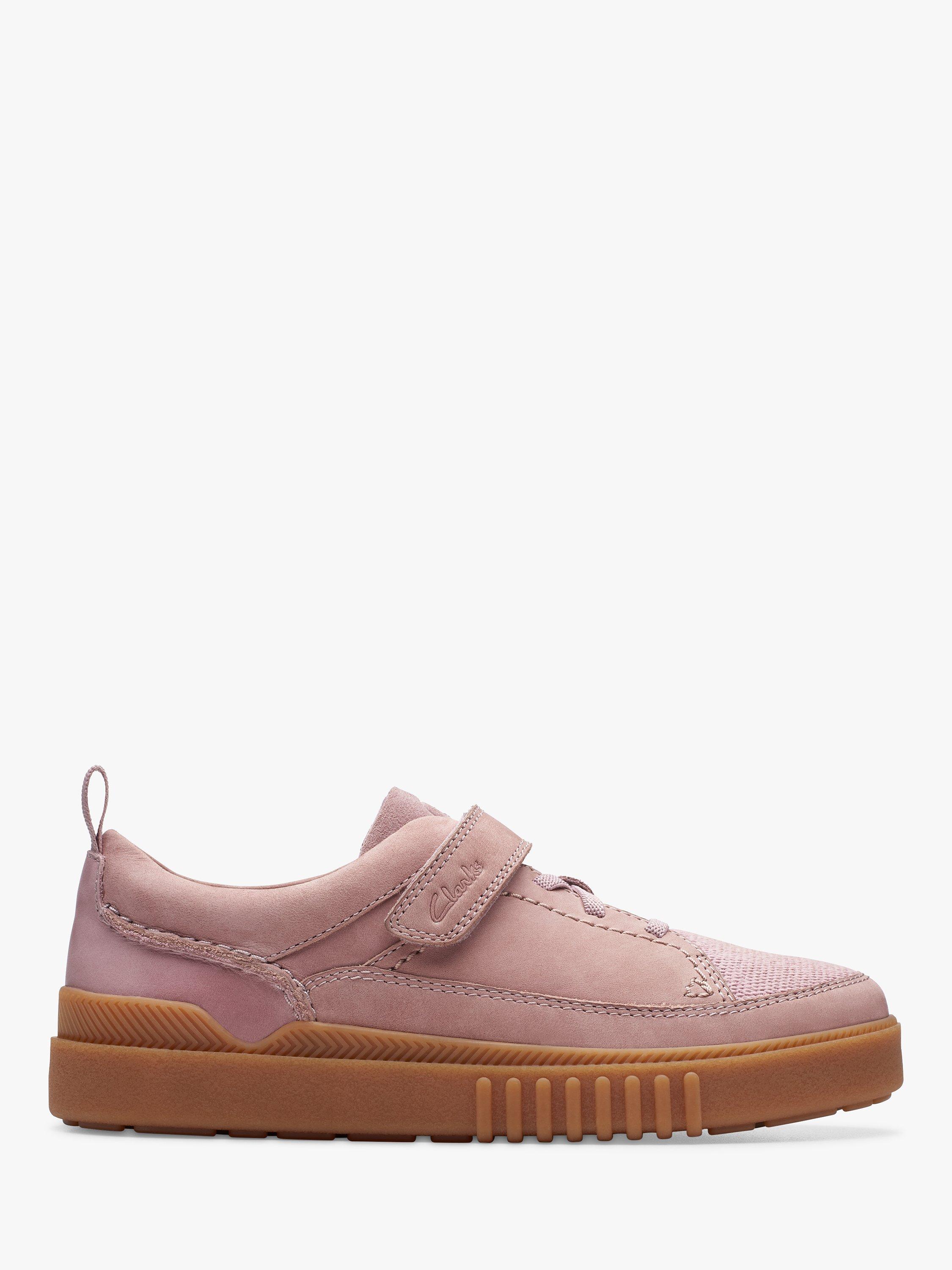 Clarks Kids Somerset Tor Trainers Dusty Pink