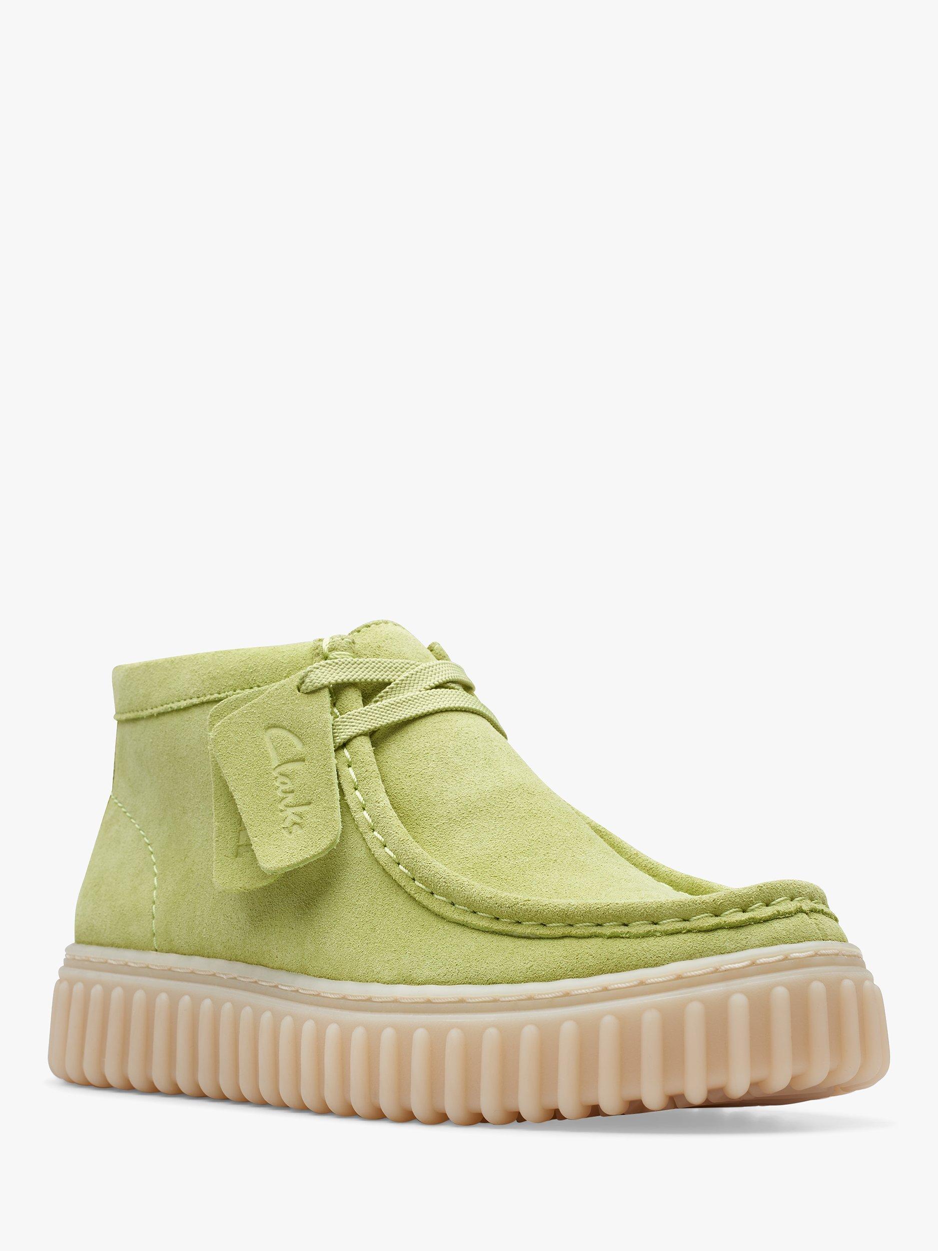 Product image 7 of 7, which shows Clarks Kids' Torhill K Suede Ankle Boots, Lime, 1