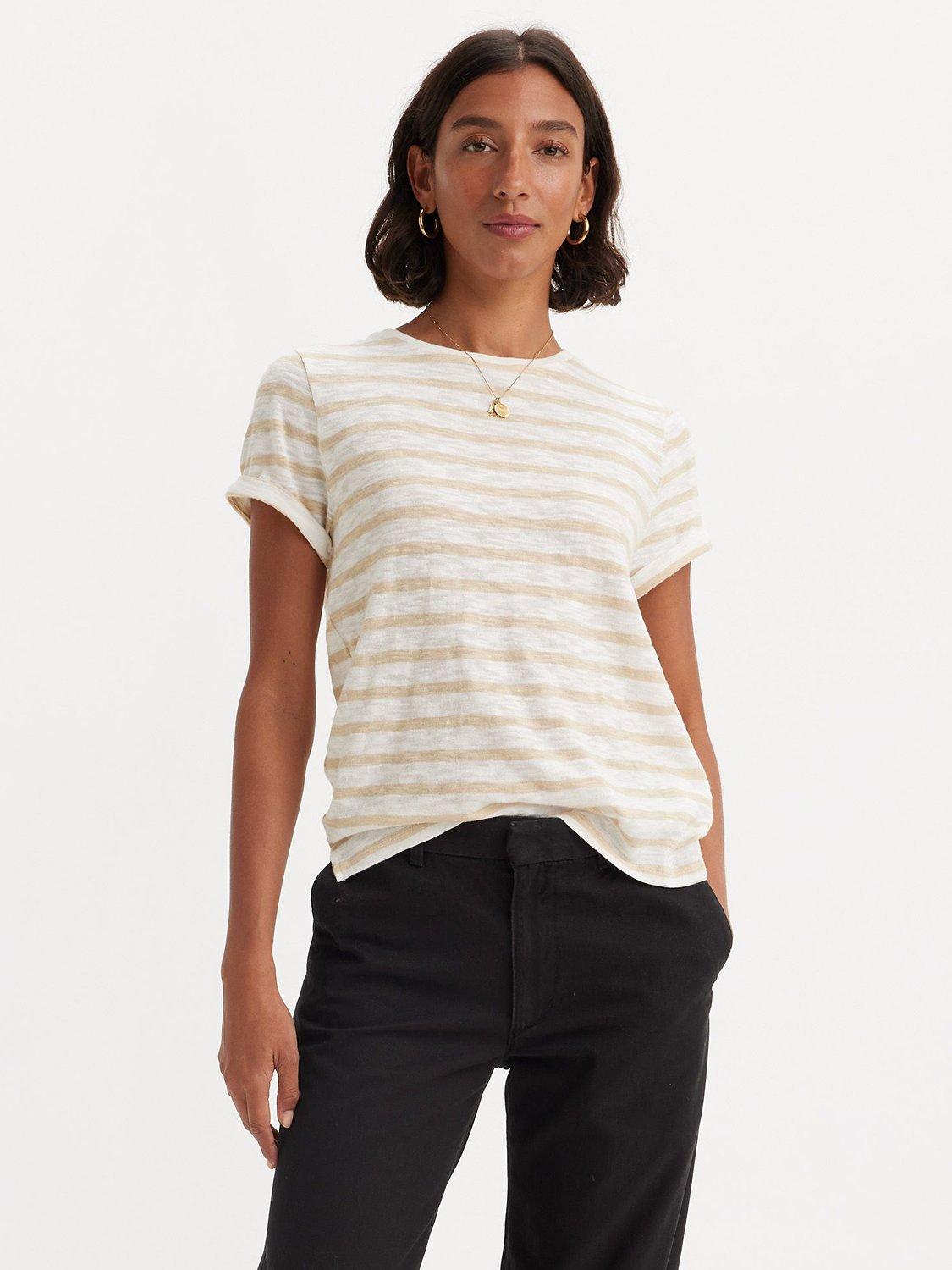Levi's Margot Stripe T-Shirt, Cloud