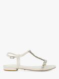 Dune Bridal Collection Nuptuals Embellished T-Bar Sandals, Ivory