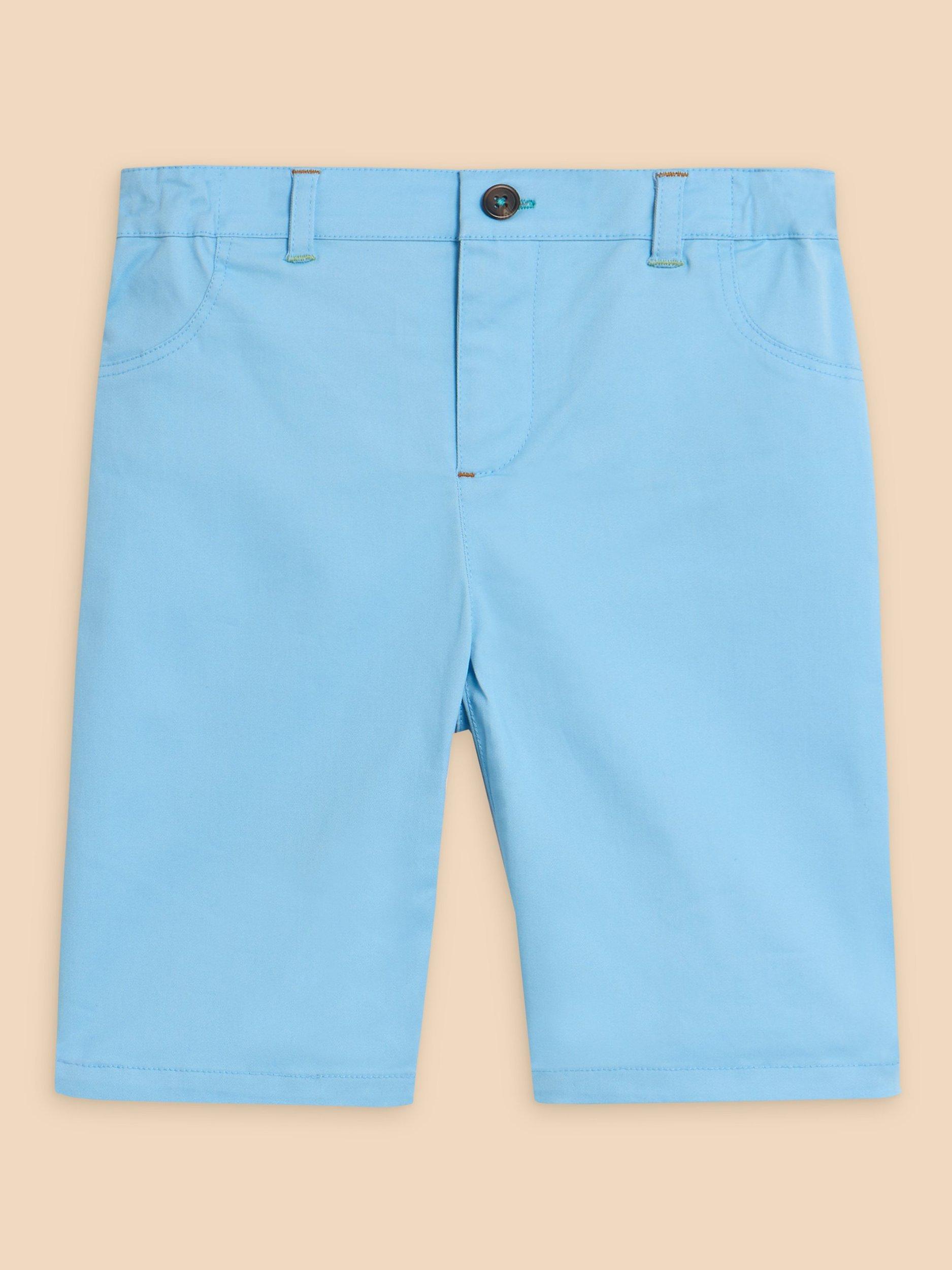 White Stuff Kids' Chino Shorts, Mid Blue