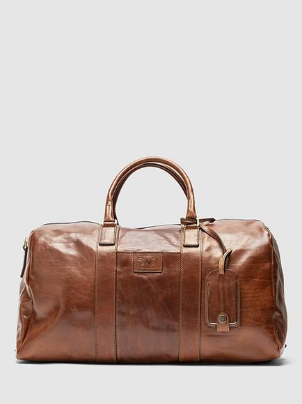 Rodd & Gunn Cambridge Leather Weekender Bag, Cognac, Cognac