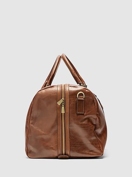 Rodd & Gunn Cambridge Leather Weekender Bag, Cognac - view 2, Cognac
