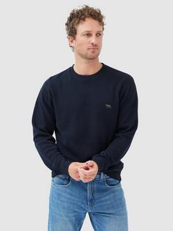 Rodd & Gunn Gunn Cotton Crew Neck Sweatshirt, Midnight