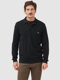 Rodd & Gunn Gunn Cotton Slim Fit Long Sleeve Polo Shirt, Onyx