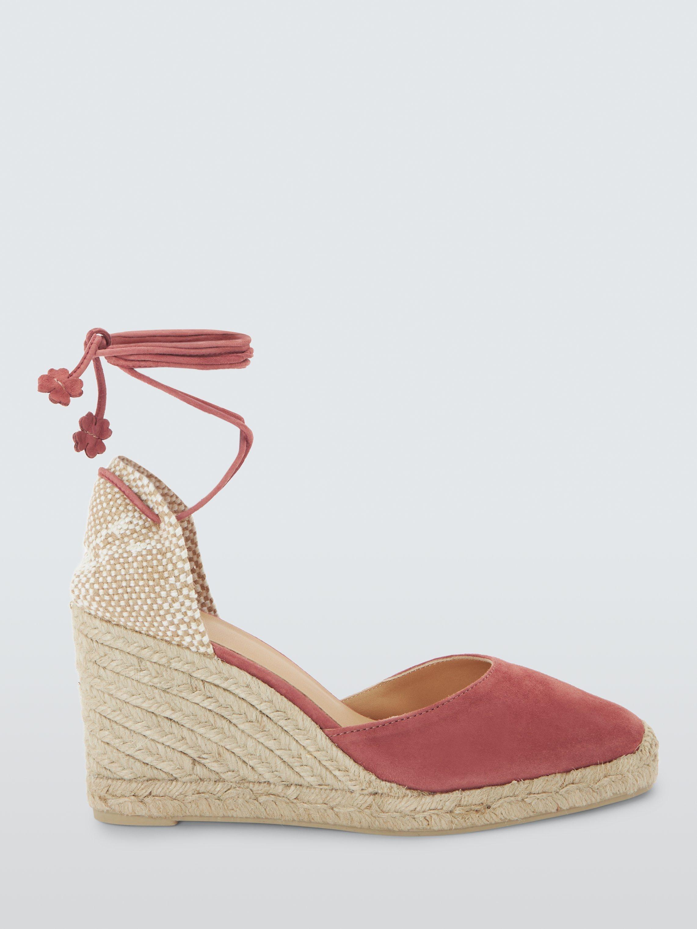 Castaner Carina Suede Wedge Espadrille Sandals