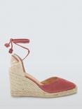 Castañer Carina Suede Wedge Espadrille Sandals