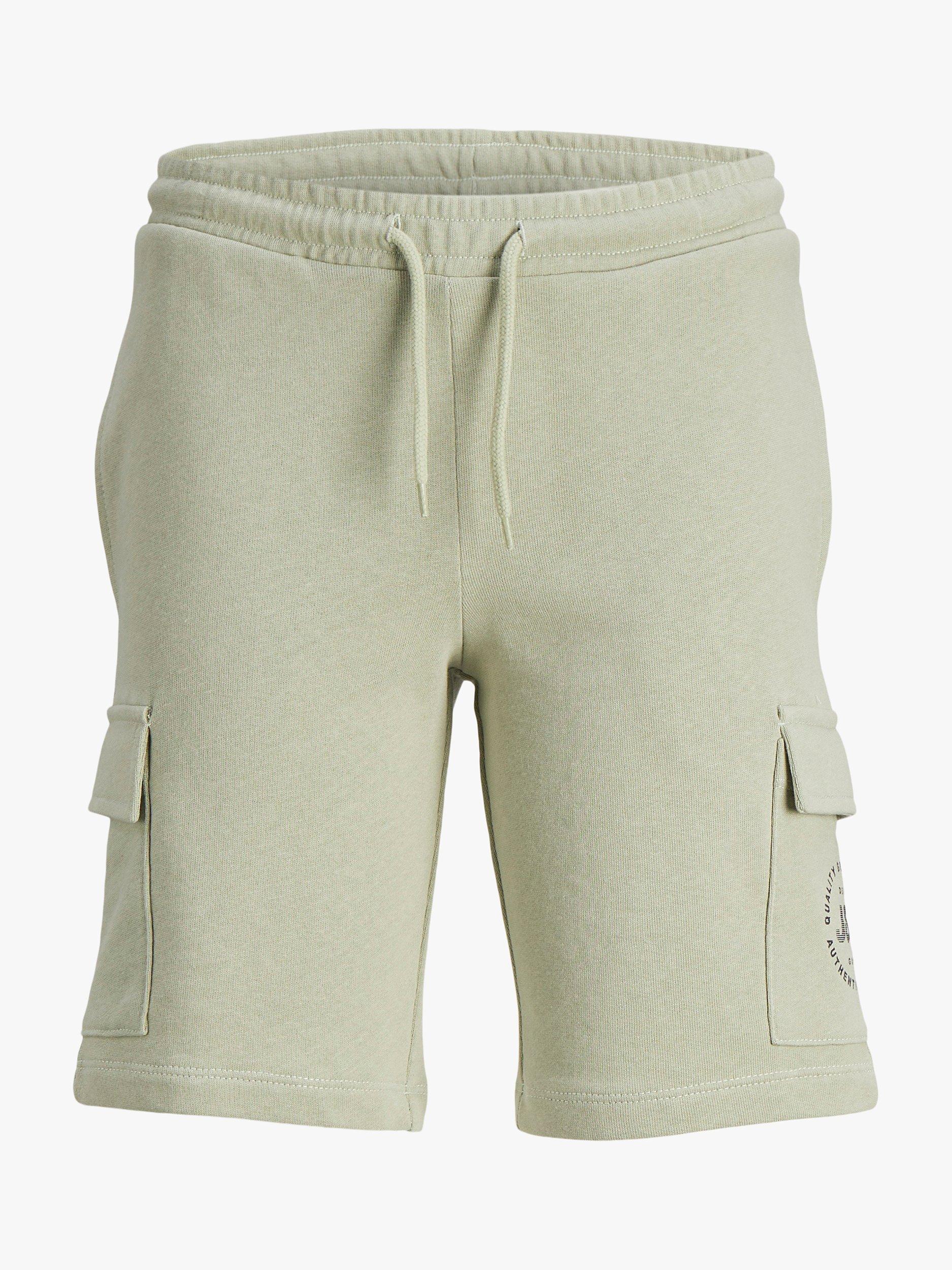 Jack & Jones Kids' Swift Drawstring Sweat Shorts, Desert Sage, 6 years