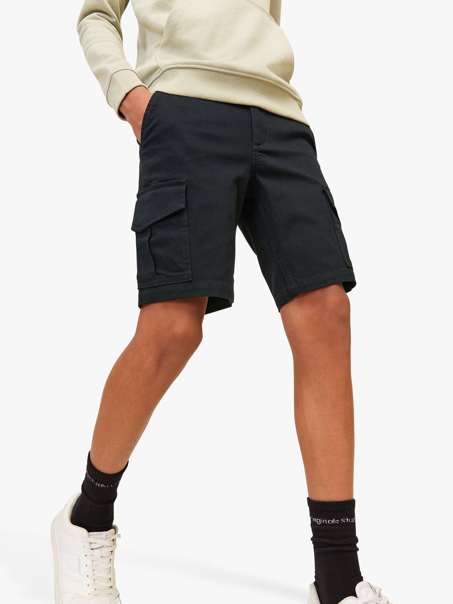 Jack & Jones Kids' Cargo Shorts, Black