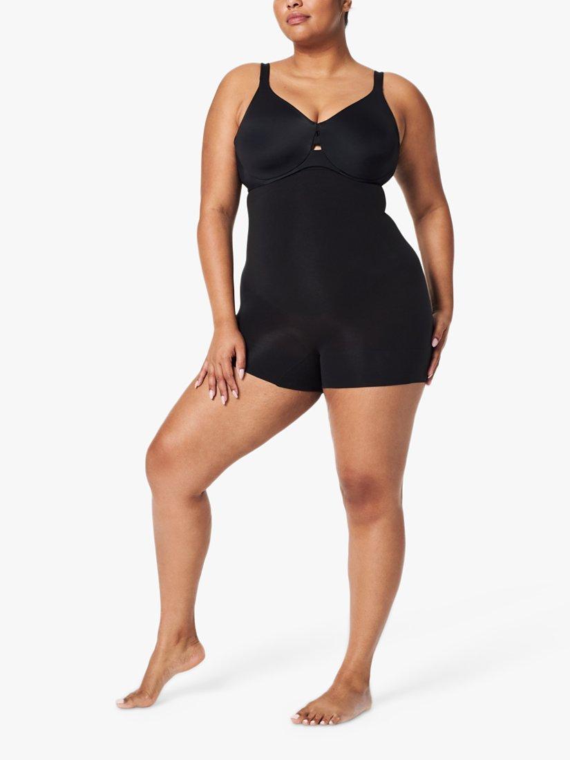 Product image 3 of 6, which shows Spanx SPANXsculpt™ Seamless Power High-Waisted Shorty, Very Black, S