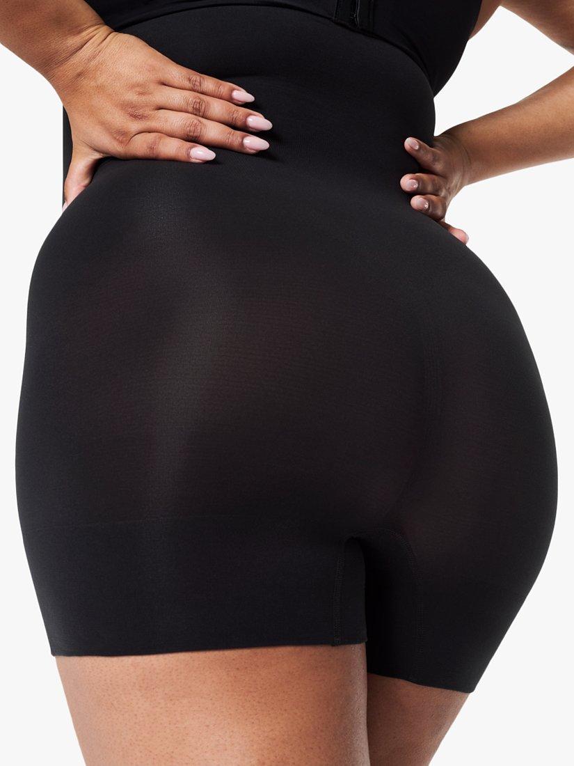 Product image 6 of 6, which shows Spanx SPANXsculpt™ Seamless Power High-Waisted Shorty, Very Black, S