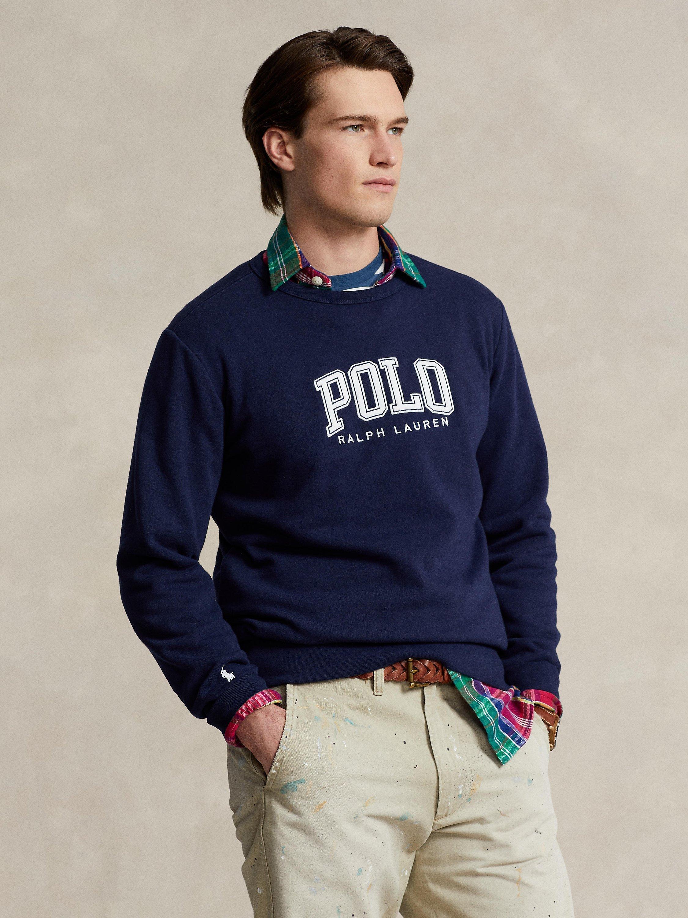 Ralph Lauren Polo Logo Embroidered Sweatshirt, Cruise Navy