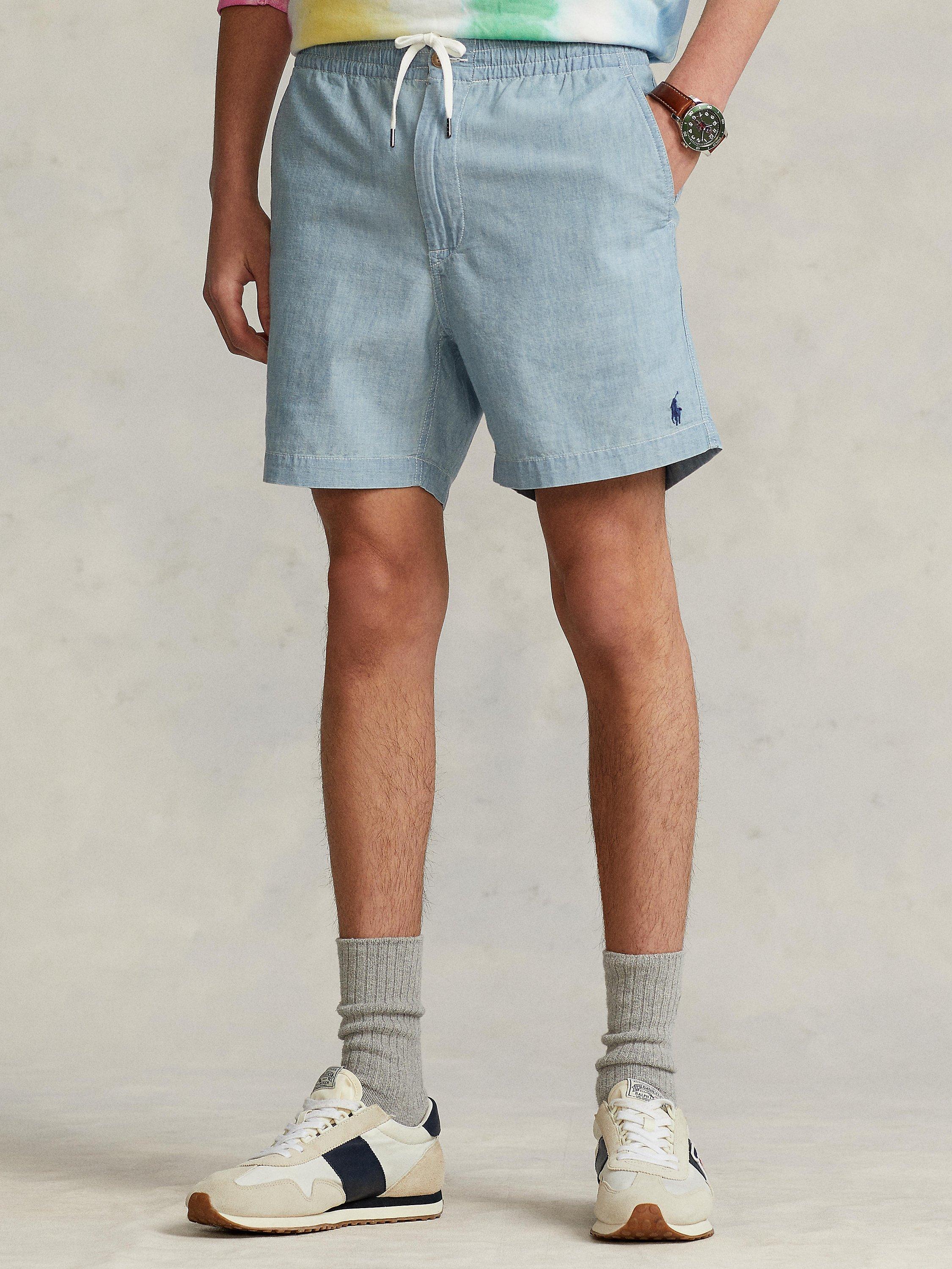Ralph Lauren 6-Inch Polo Prepster Chambray Short, Light Blue