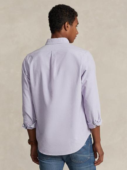 Ralph Lauren Custom Classic Fit Oxford Shirt, Thistle - view 2, Thistle