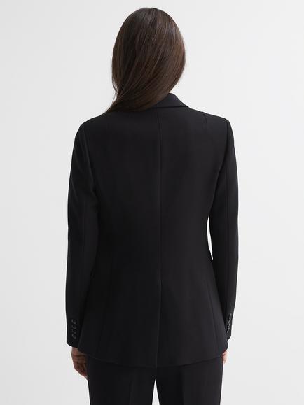 Reiss Petite Gabi Tailored Single Breasted Suit Blazer - view 2, Black