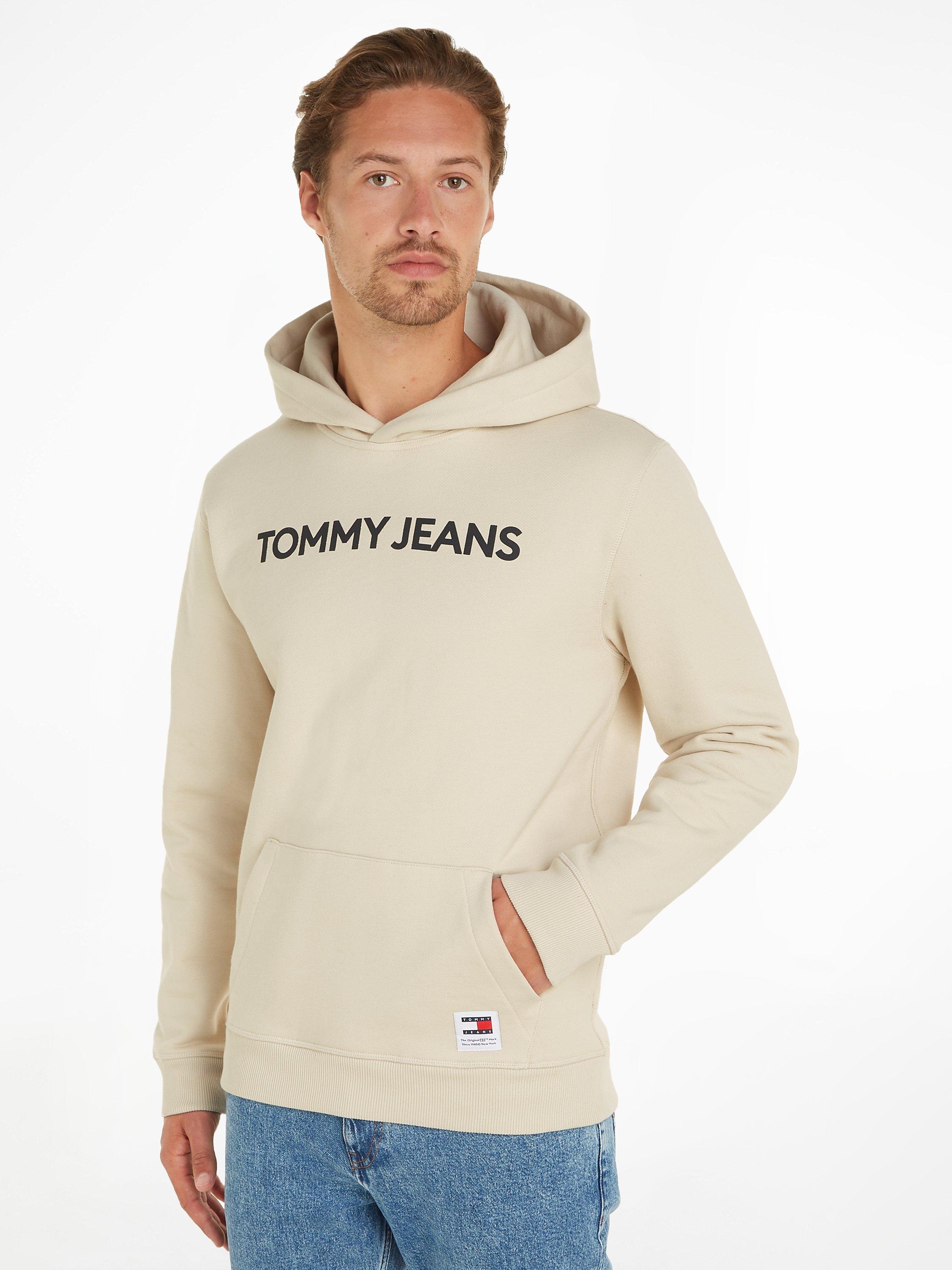 Tommy Jeans Classic Pullover Hoodie, Light Brown