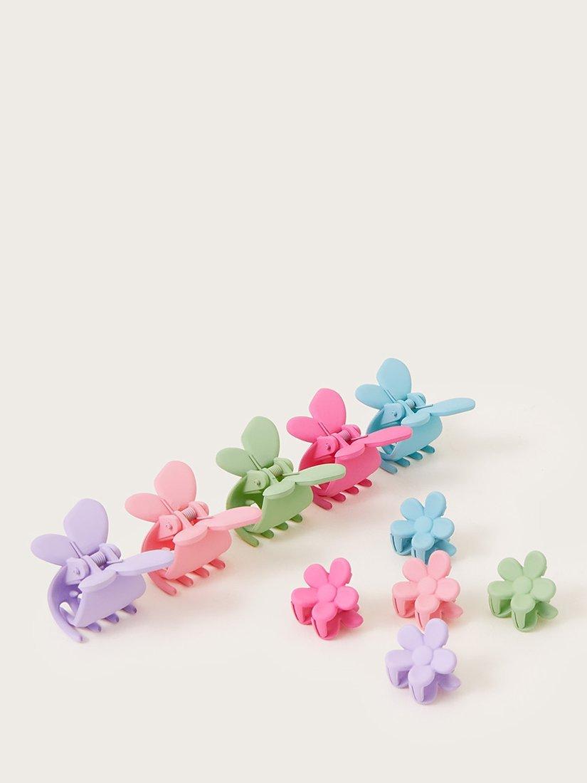 Monsoon Kids' Colour Blast Hair Clips, Pack of 10, Multi