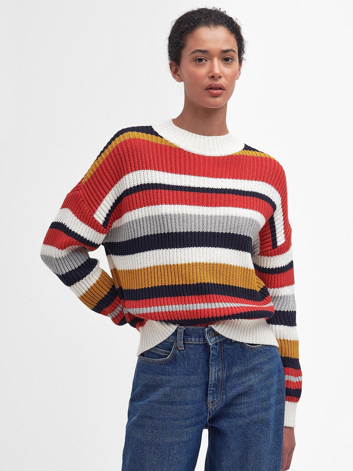 Barbour Shelburne Striped Cotton Jumper, Multi