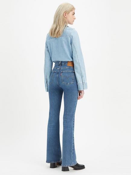 Levi's 726 High Rise Flared Jeans - view 2, Blue Wave Mid