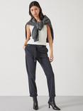 HUSH Tanya Tapered Chinos, Washed Black