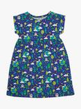 Frugi Kids' Celia Organic Cotton Blend Print Dress, Earth Day