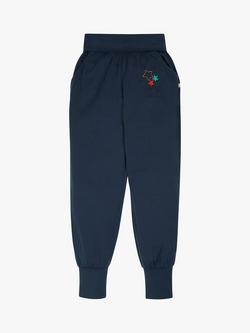 Frugi Kids' Phoenix Parsnip Harem Trousers, Indigo - view 2, Indigo