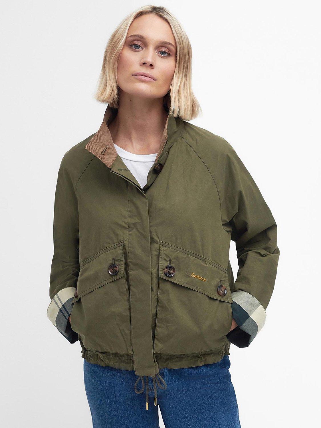 Barbour Crowdon Showerproof Jacket, Dusky Green