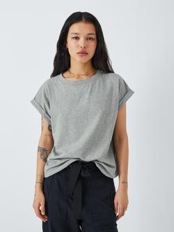 AND/OR Organic Cotton Tank T-Shirt, Grey Marl, Grey Marl