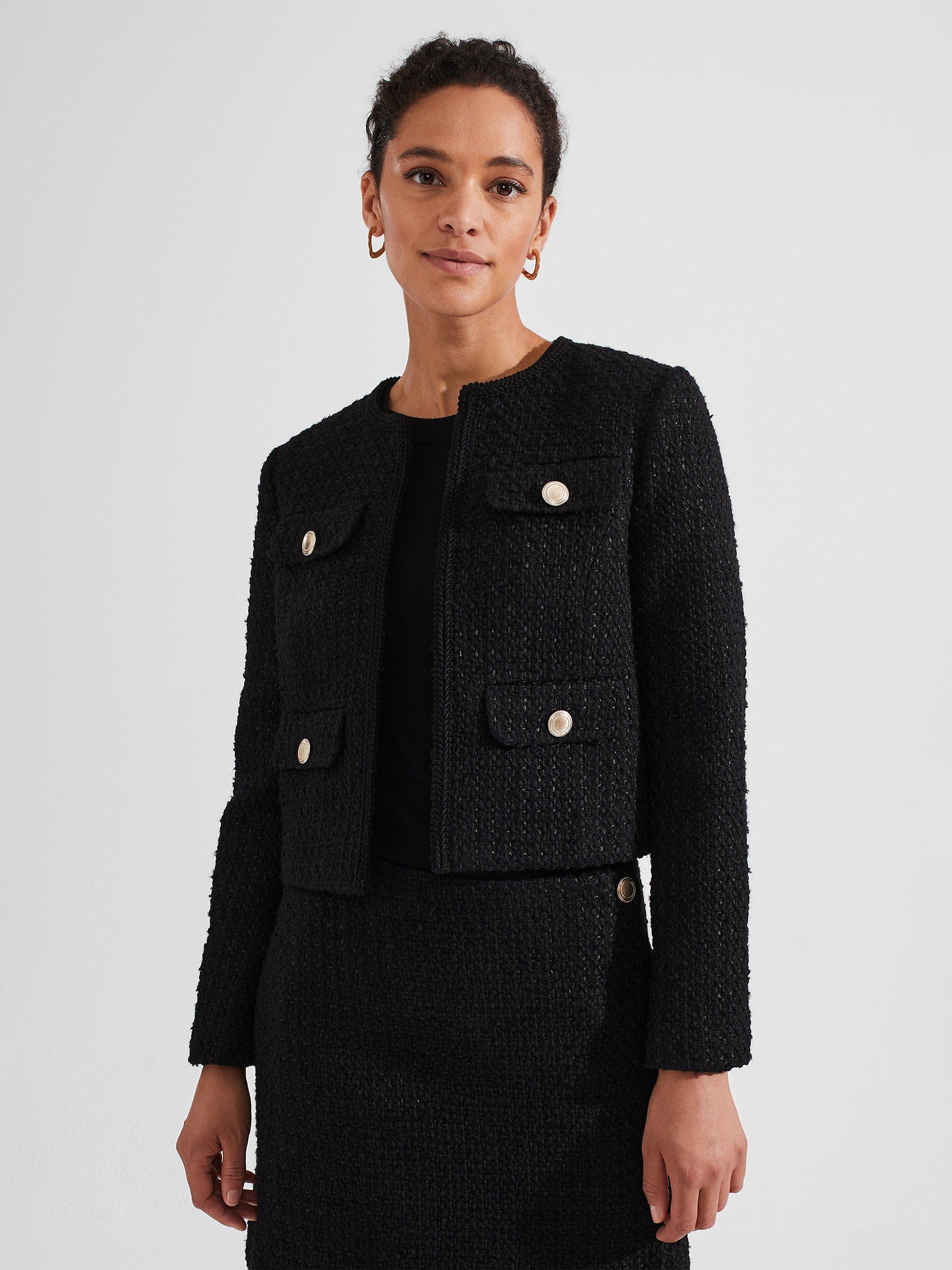 Hobbs Emmy Knitted Jacket Black