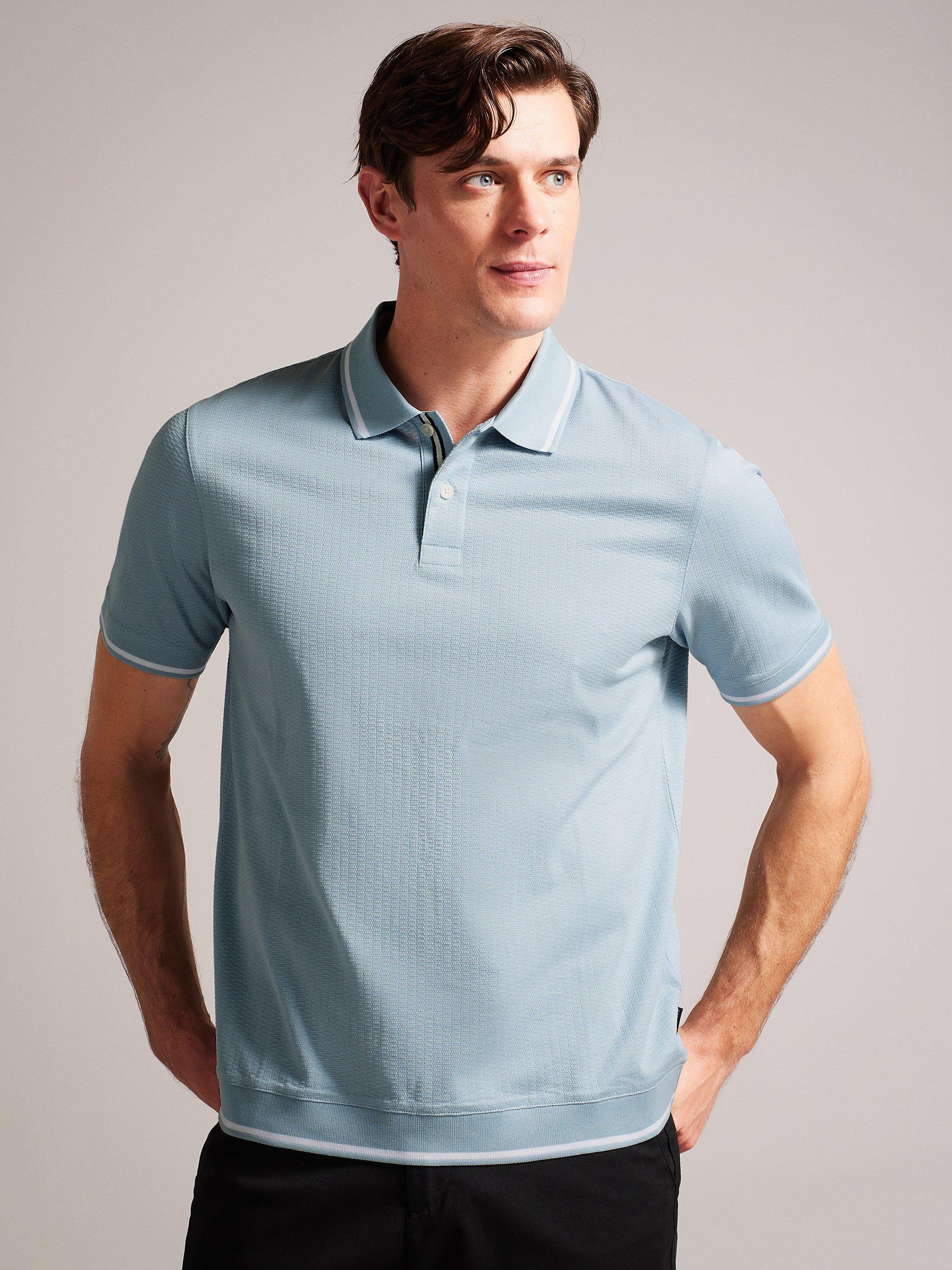 Ted Baker Erwen Short Sleeve Regular Textured Polo Shirt