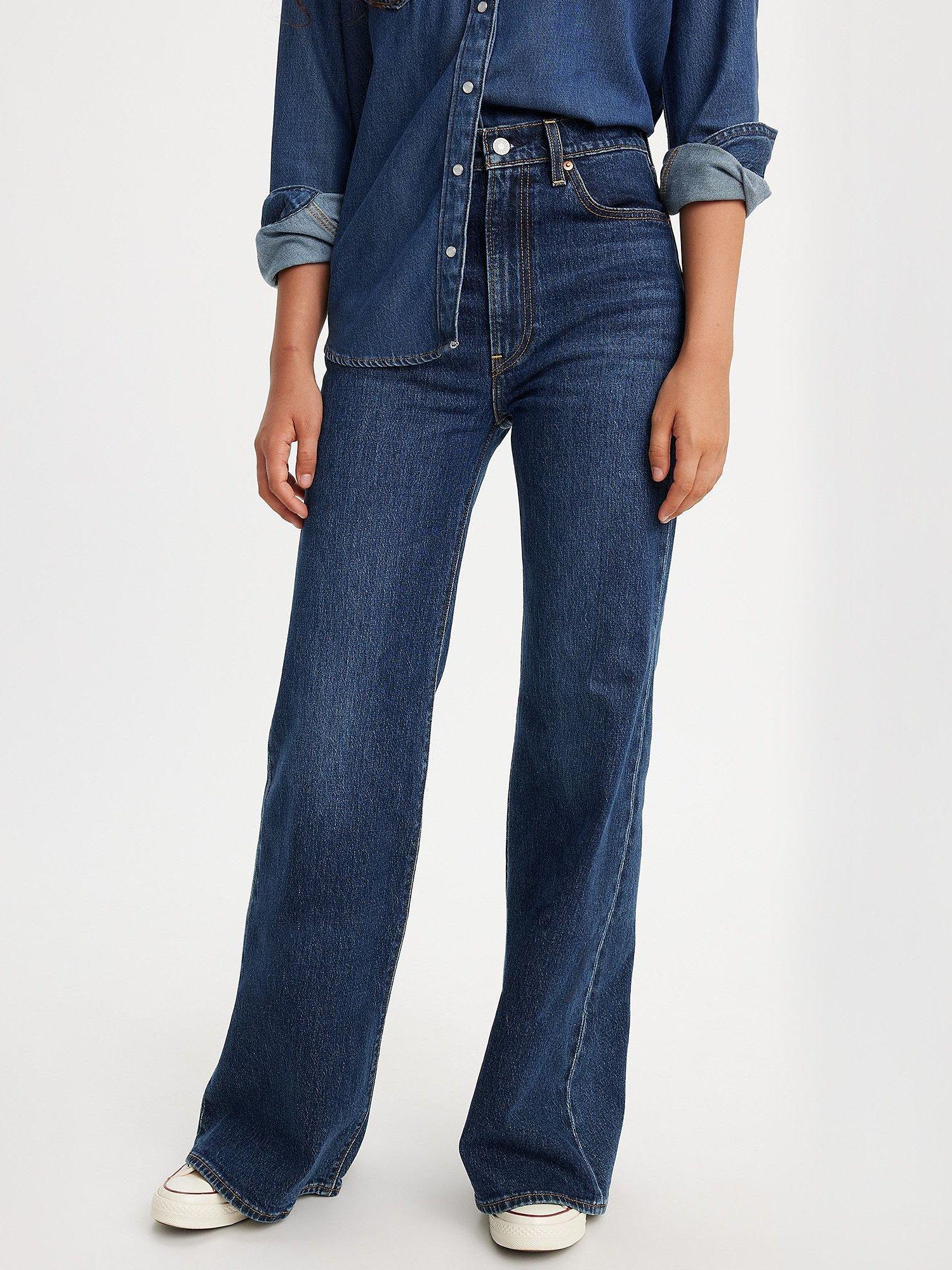 Product image 5 of 6, which shows Levi's Ribcage Bell Flared Leg Jeans, Sonoma Train, W24/L32