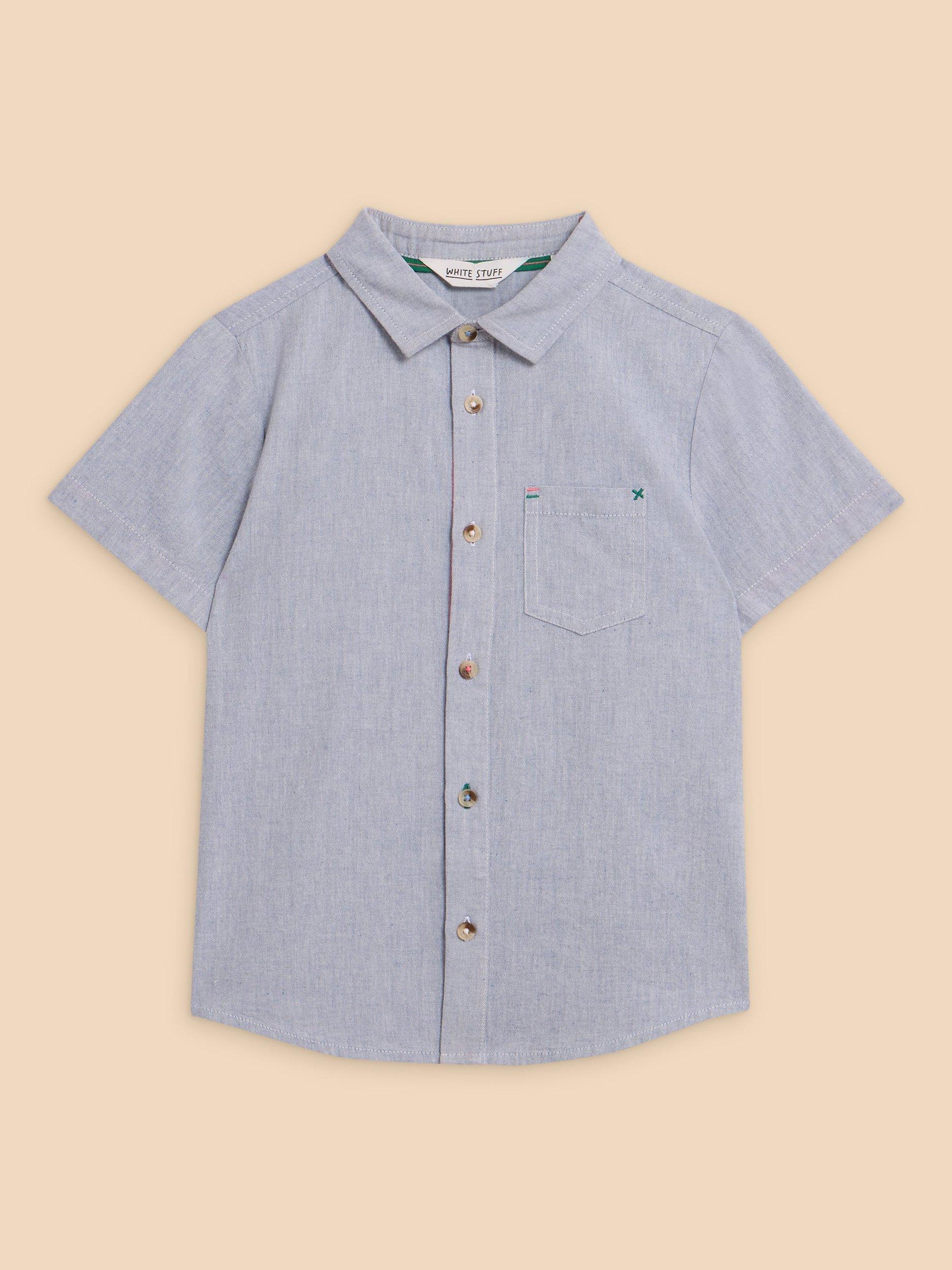 White Stuff Kids' Chambray Shirt, Blue