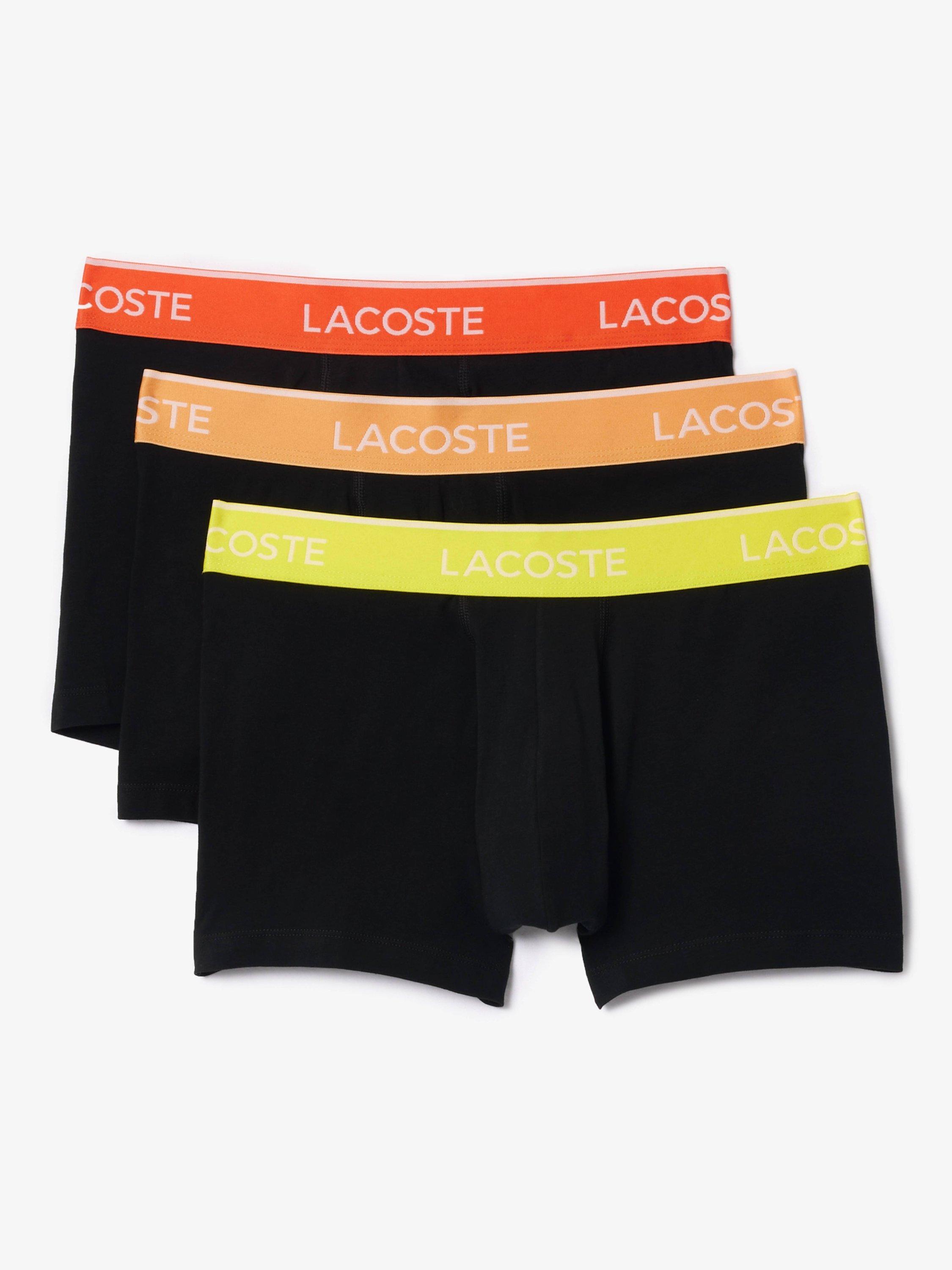 Lacoste Contrast Boxers, Pack of 3, Multi