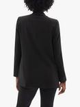 James Lakeland Rhinestone Shawl Lapel Jacket, Black, Black